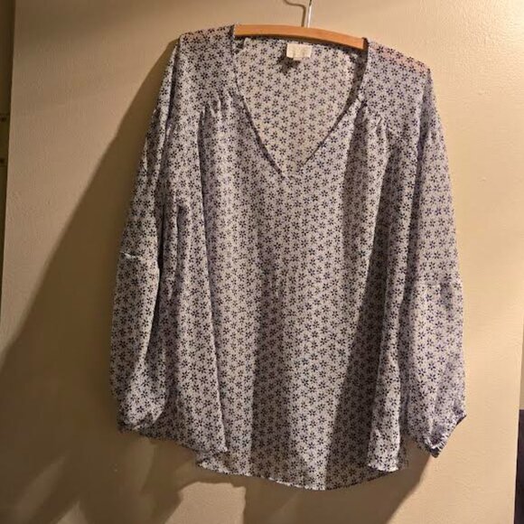 Violet Claire Sheer long sleeve blouse XL - Picture 2 of 5